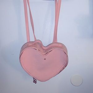 Pink Heart Shaped Backpack